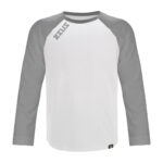 zeus apparel raglan grey front