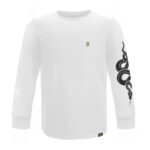 zeus apparel white snake long sleeve