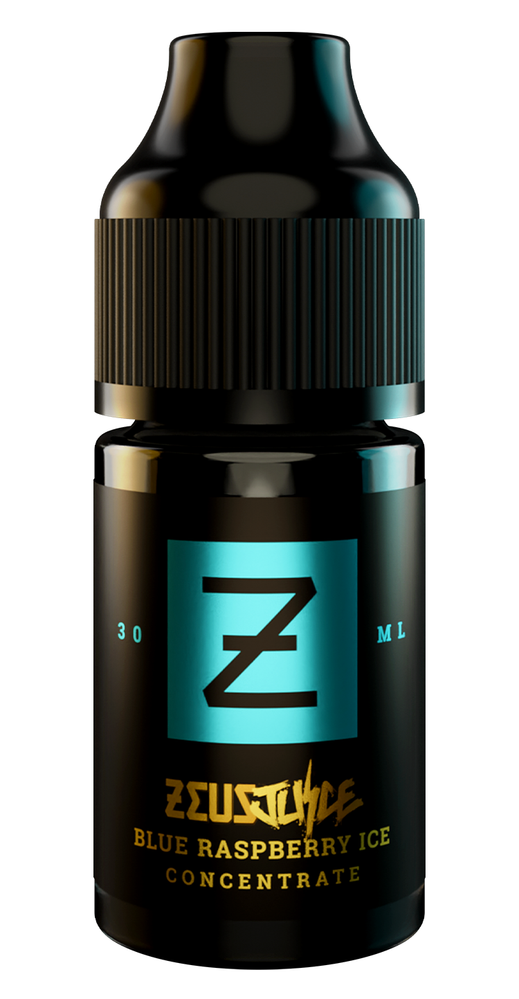 prod zeus juice concentrate 30ml blue raspberry ice black