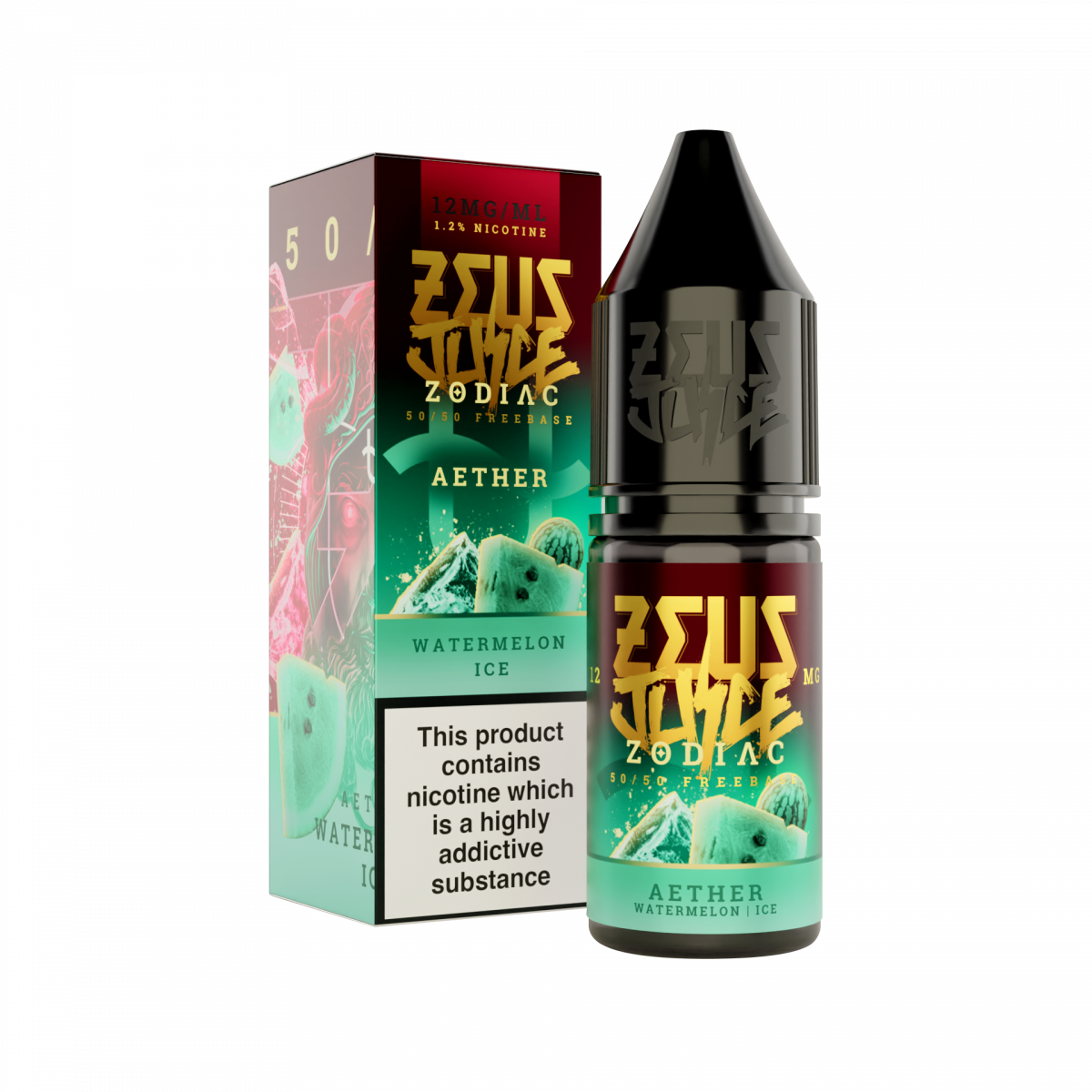 aether zeus juice zodiac 12mg 10ml freebase 5050 white