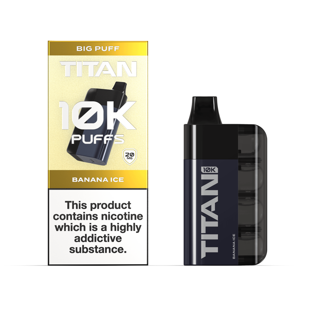 Titan 10k Rechargeable Disposable Vape Kit