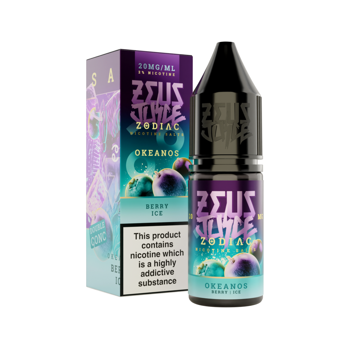 Okeanos Nicotine Salt 10ml by Zeus Juice Zodiacs