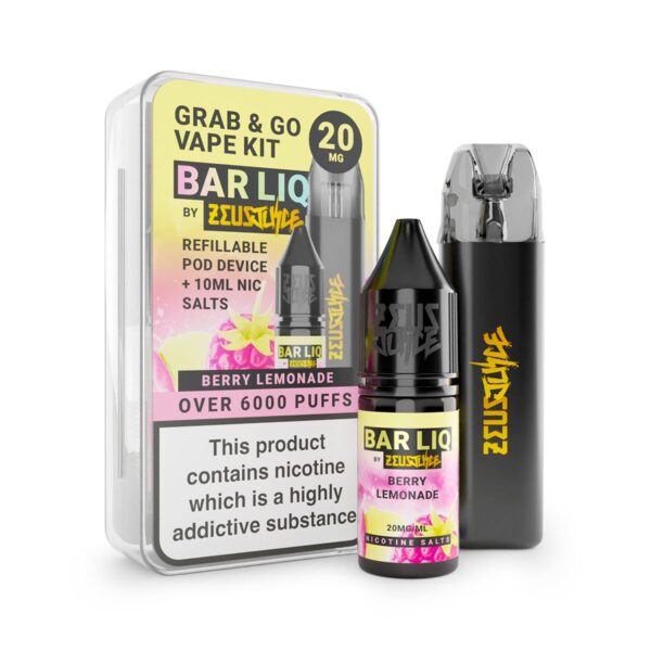20mg berry lemonade bar liq grab and go vape kit white Web