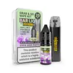 20mg blackcurrant juice bar liq grab and go vape kit white Web