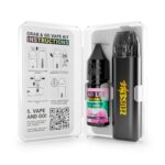 20mg watermelon bubblegum bar liq grab and go vape kit open white Web