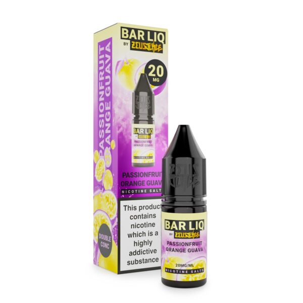 barliq passionfruit orange guava zeus juice 20mg 10ml nicotine salts white Web