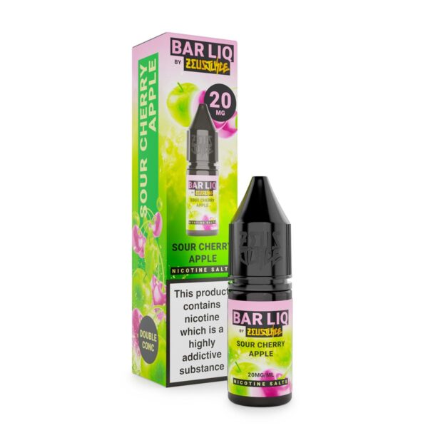 barliq sour cherry apple zeus juice 20mg 10ml nicotine salts white Web