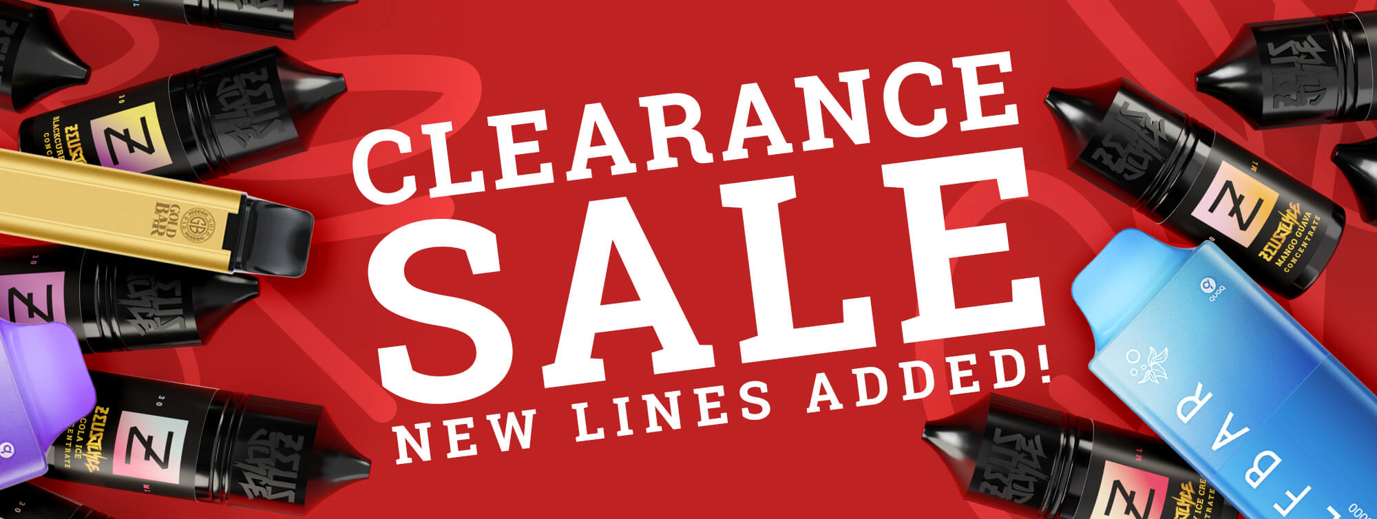 clearance april banner