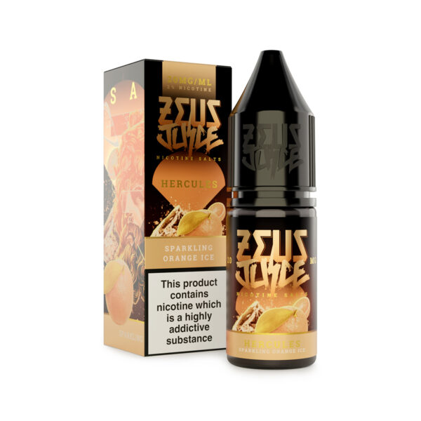 hercules zeus juice 5mg 10ml salts new white