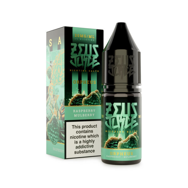 orpheus zeus juice 5mg 10ml salts new white