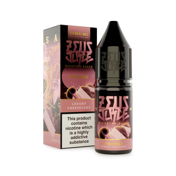phoebe zeus juice 5mg 10ml salts new white