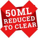 reduced to clear swatch 50ml