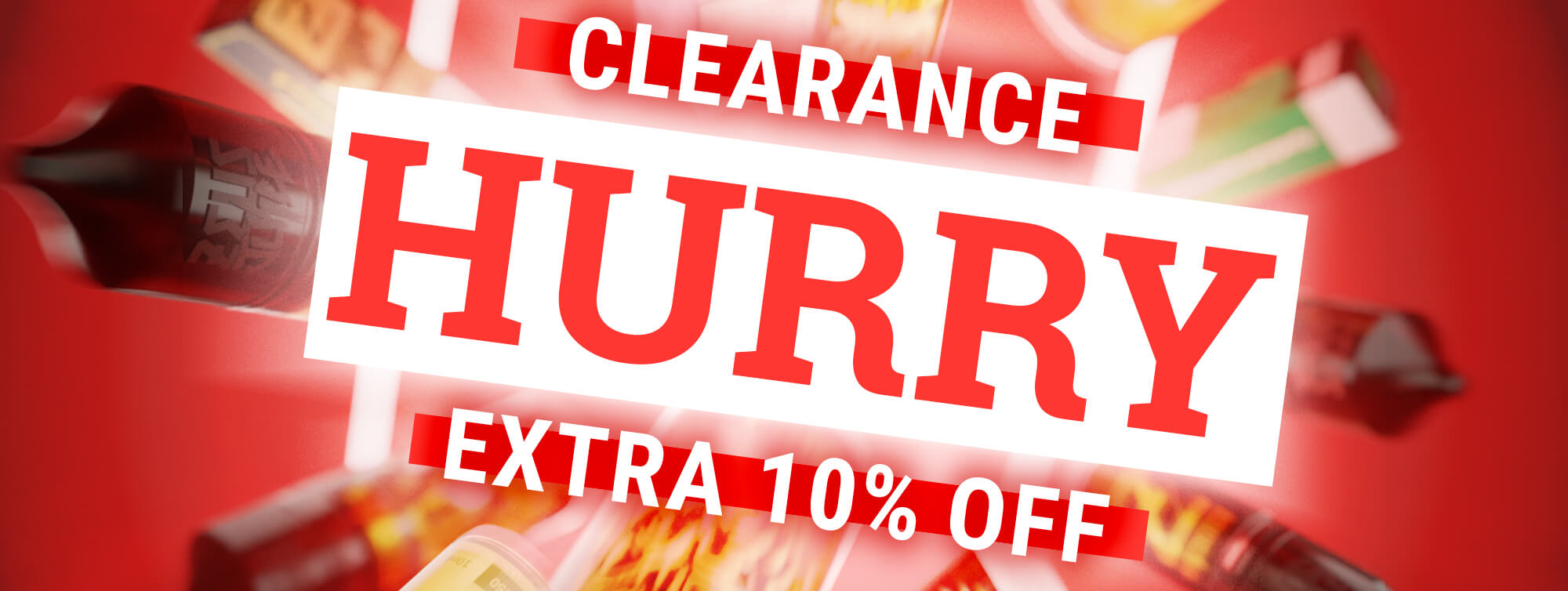 clearance extra 10 banner