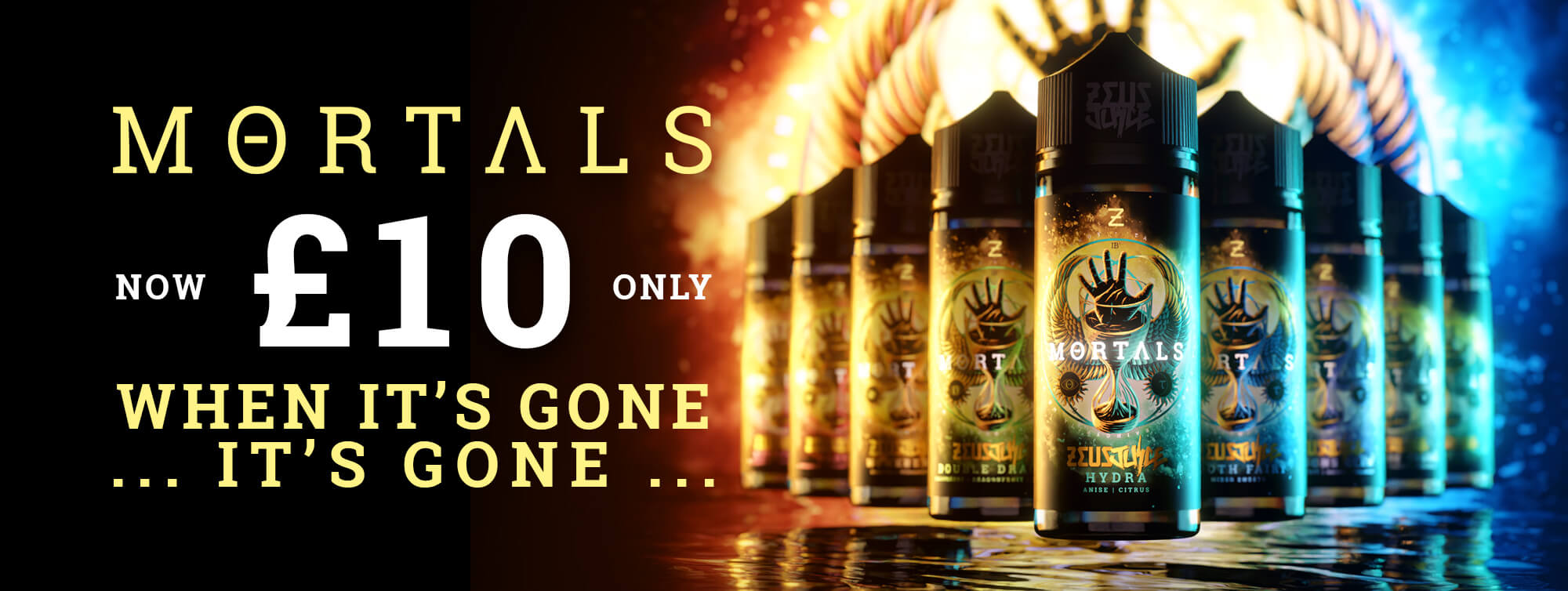 mortals discontinued banner