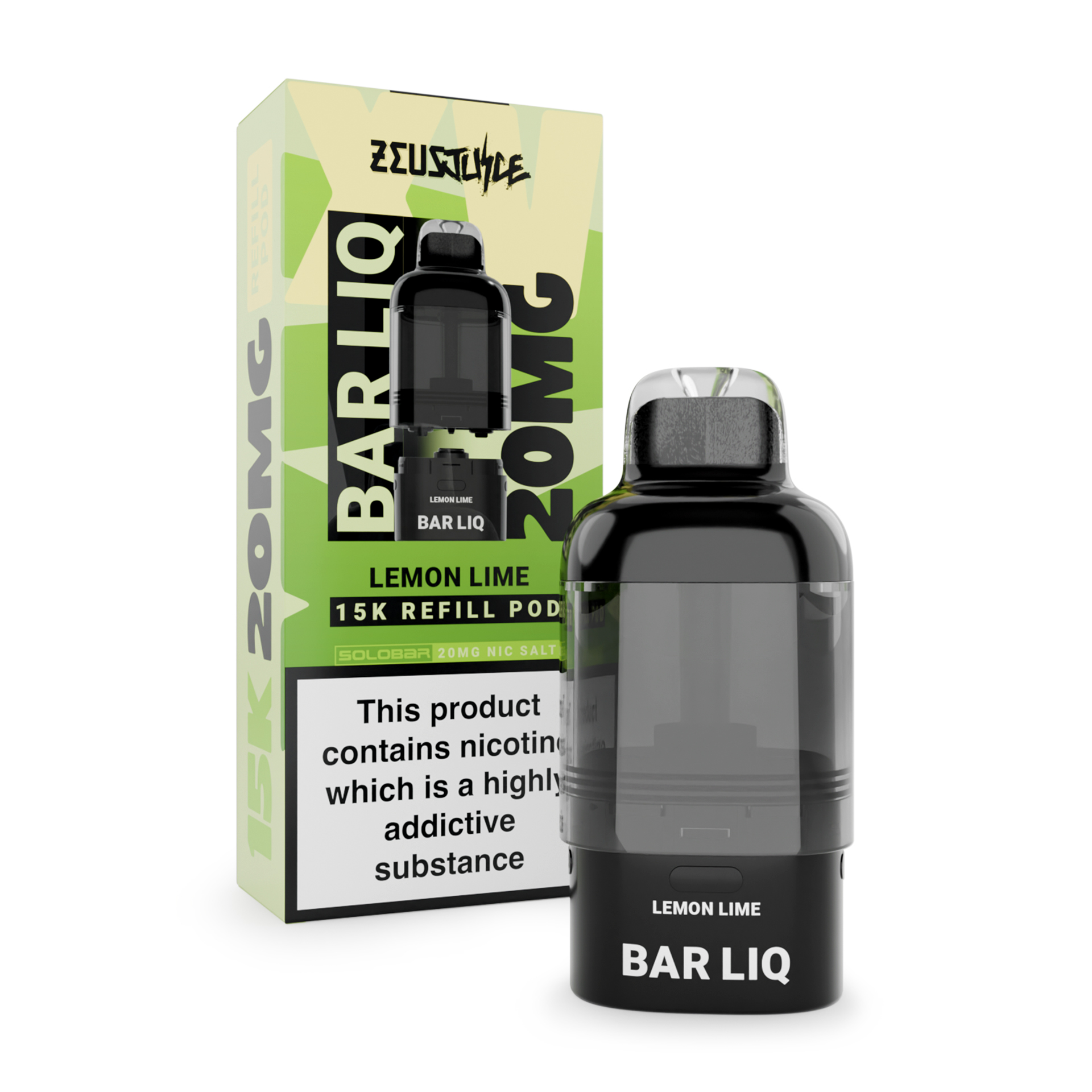 20mg-lemon-lime-20mg-bar-liq-xv-replacement-pod-white Barliq XV Lemon & Lime Prefilled Pod