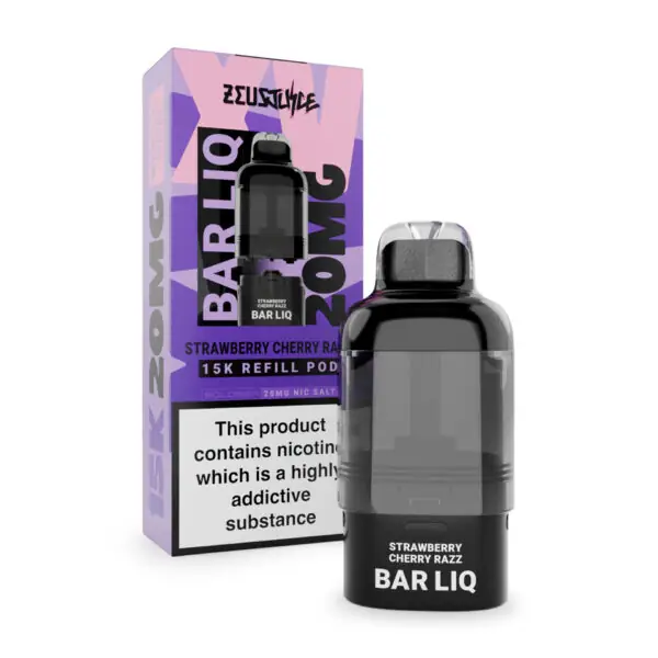Barliq XV Strawberry Cherry Razz Prefilled Pod