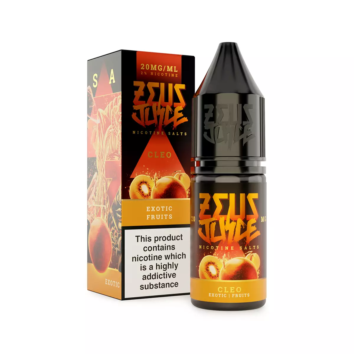 cleo zeus juice 20mg 10ml nicotine salts white