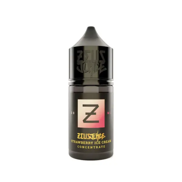 strawberry ice cream zeus juice 30ml concentrate white