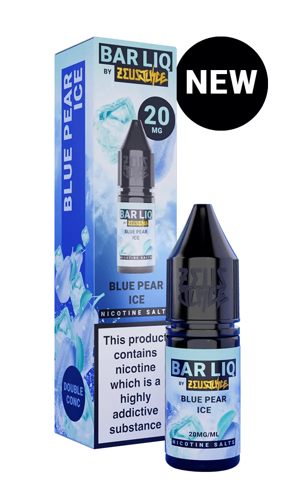 barliq blue pear ice zeus juice 20mg 10ml nicotine salts web