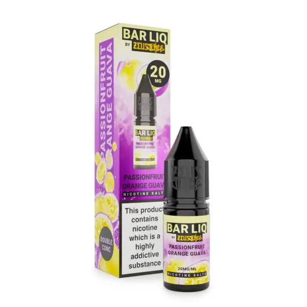 barliq passionfruit orange guava zeus juice 20mg 10ml nicotine salts white Web