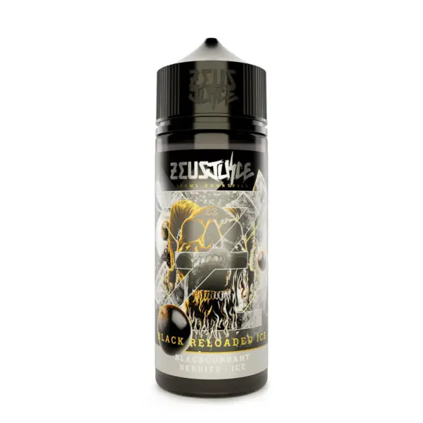 black reloaded ice zeus juice 0mg 100ml shortfill new white